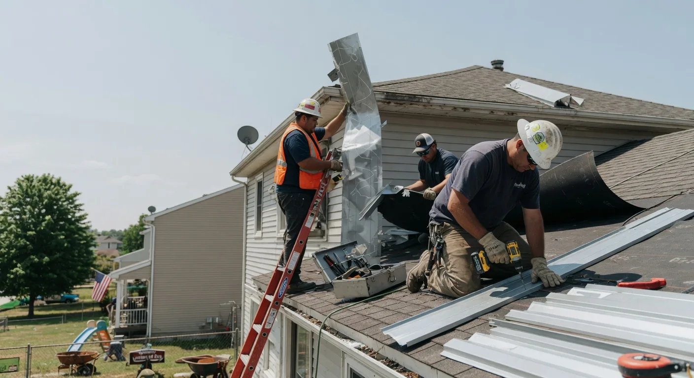Storm Damage Metal Roof Repair in Cooksville, MD